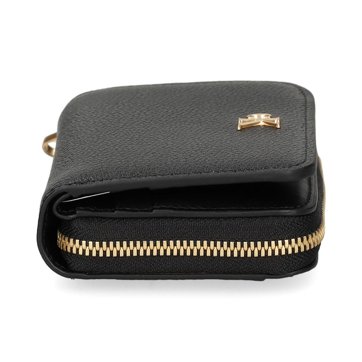 Calvin Klein MINIMAL MONOGRM LTHR MED FLAP ZI Siyah Kadın Cüzdan