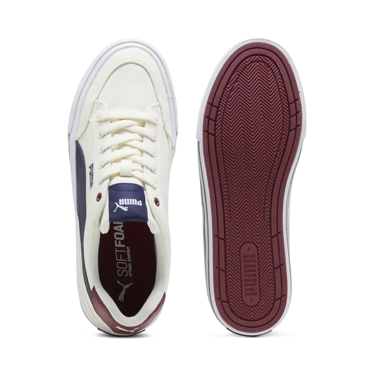 Puma Court Classic Vulc FS Krem Unisex Spor Ayakkabı & Sneaker
