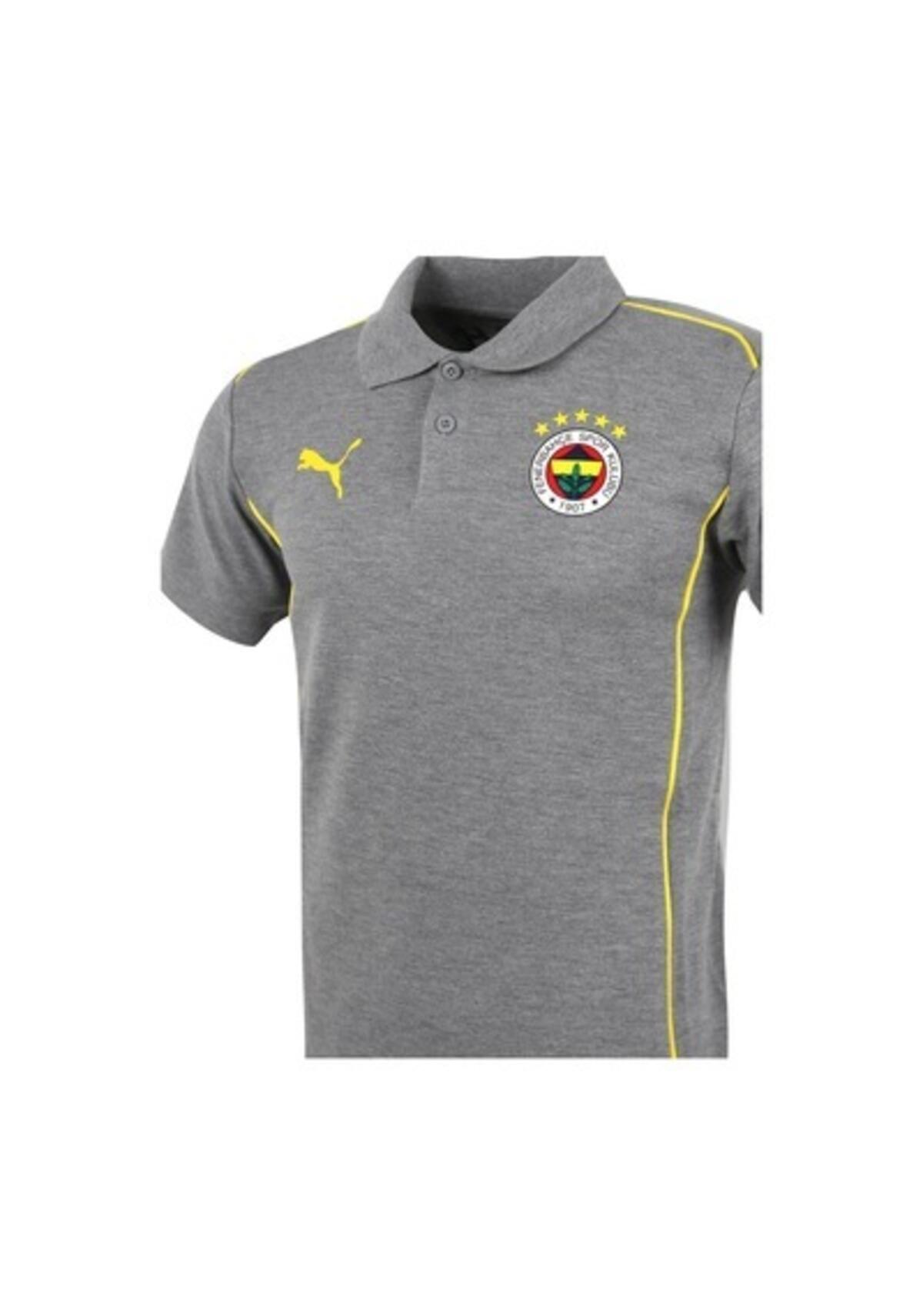 Puma FSK Casuals Polo Medium Gray Heather-Spe Gri Erkek Forma