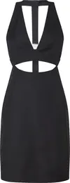 Calvin Klein OPEN BACK STRAP UTIL Kadın Siyah Elbise