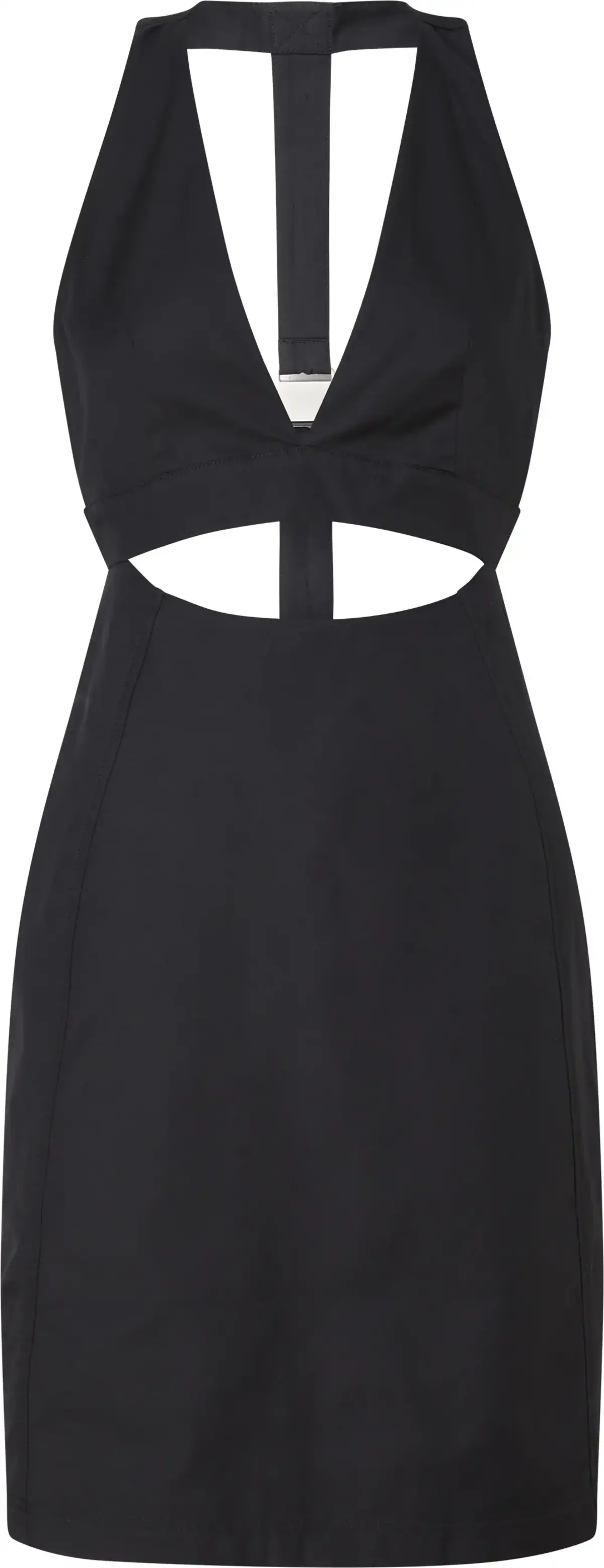 Calvin Klein OPEN BACK STRAP UTIL Kadın Siyah Elbise