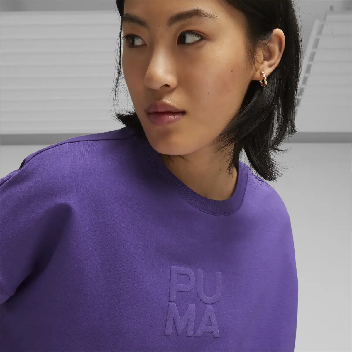 Puma INFUSE Relaxed Tee Mor Kadın T-Shirt
