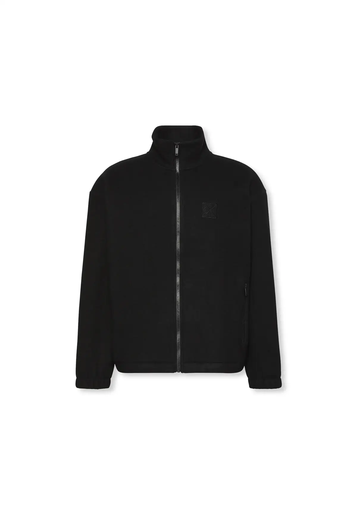 Calvin Klein WOOL BLEND POLAR FLE Siyah Erkek Polar