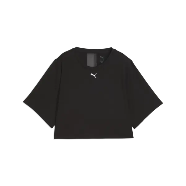 PUMA W CLOUDSPUN MESH TEE Siyah Kadın T-Shirt