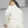 Puma T7 Track Jacket Warm White Beyaz Kadın Hoodie