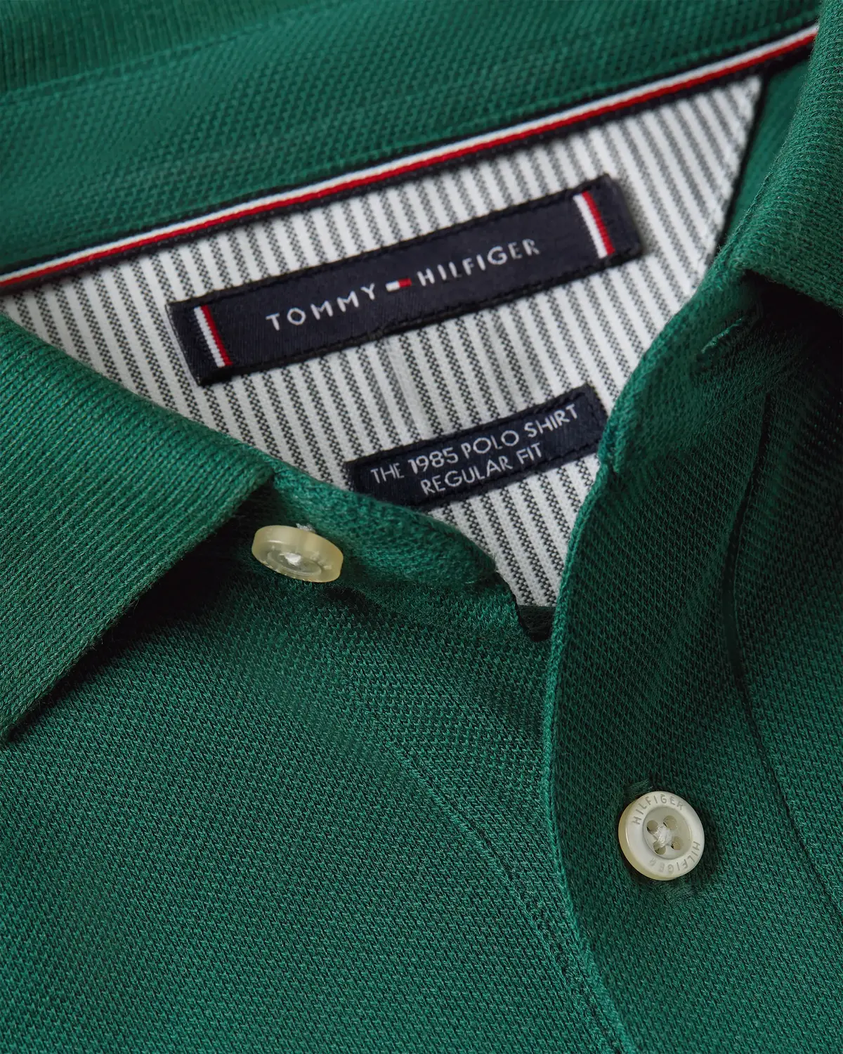 Tommy Hilfiger 1985 REGULAR POLO Erkek Yeşil T-Shirt