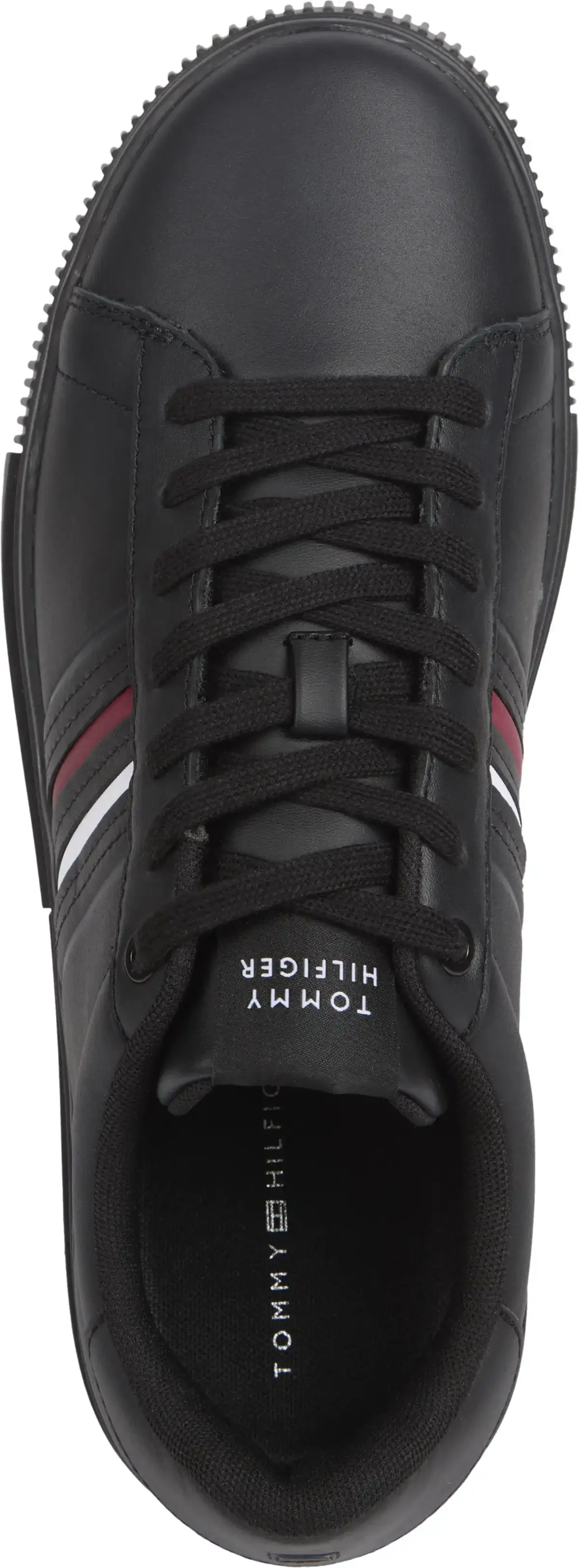 Tommy Hilfiger MODERN CUPSOLE STRIP, BDS Siyah Erkek Spor Ayakkabı & Sneaker