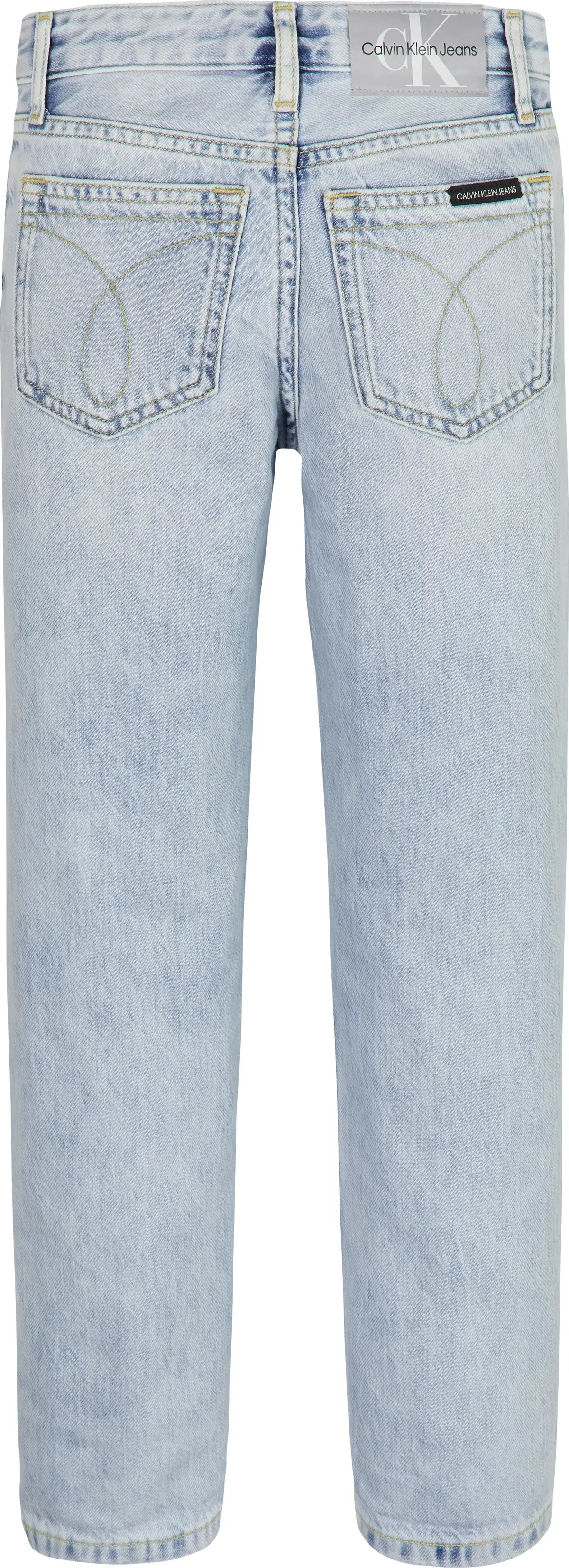 Calvin Klein RELAXED HR WASHED LI Kadın Mavi Kot Pantolon