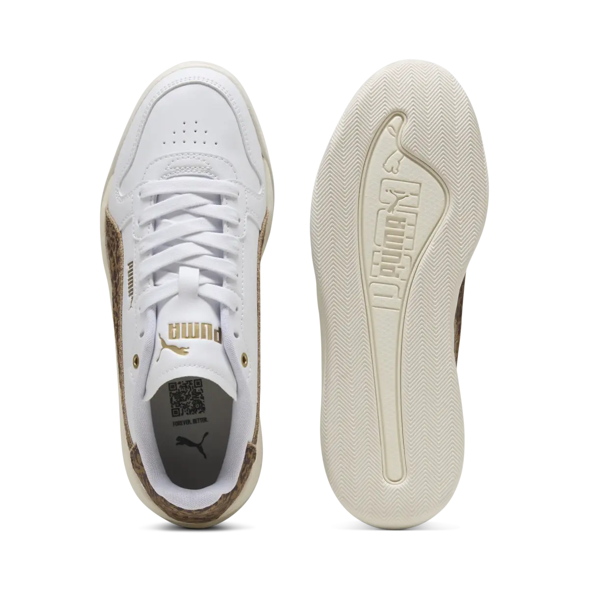 Puma Court Bae Feline Beyaz Kadın Spor Ayakkabı