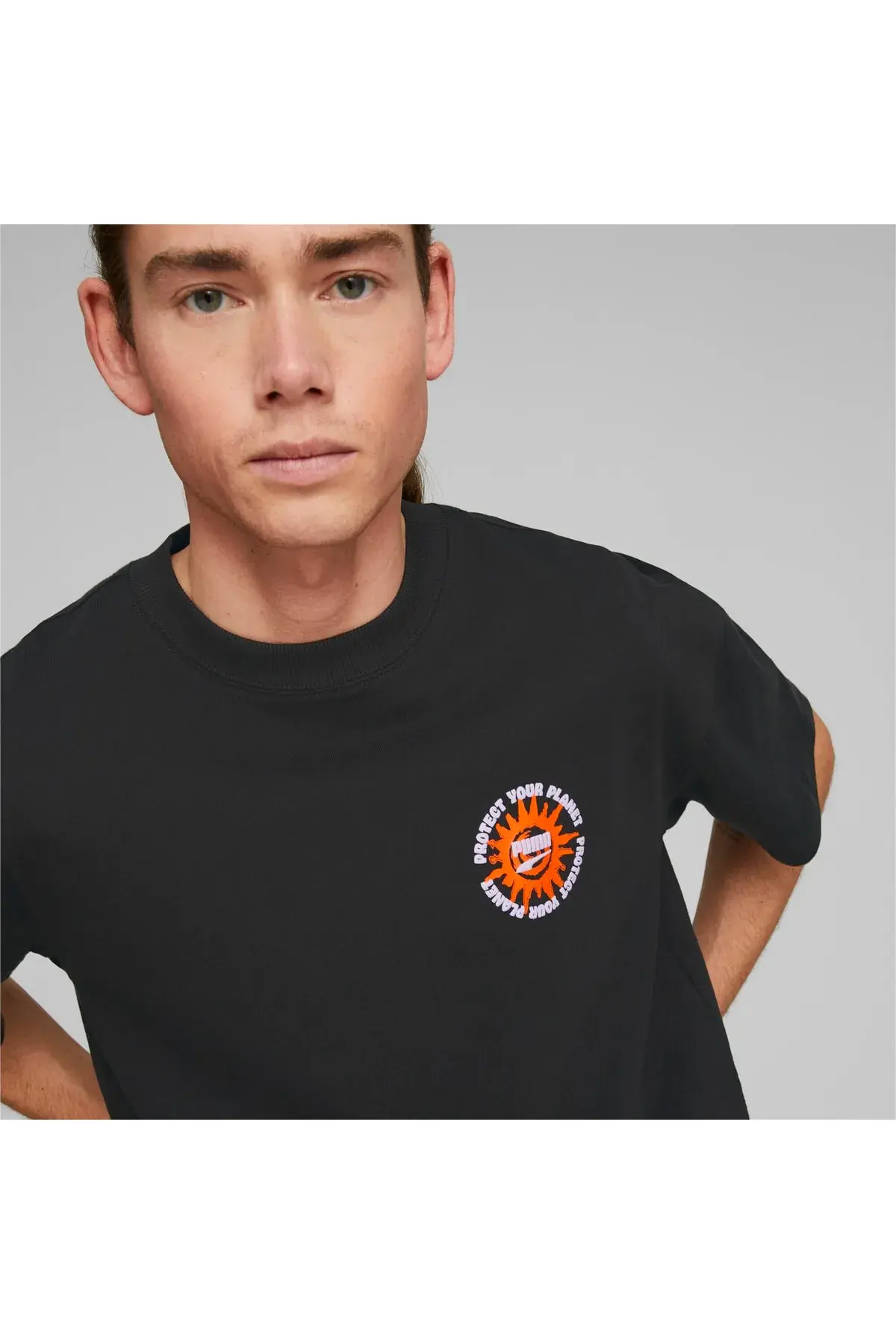 Puma Downtown Graphic Tee Siyah Erkek T-shirt