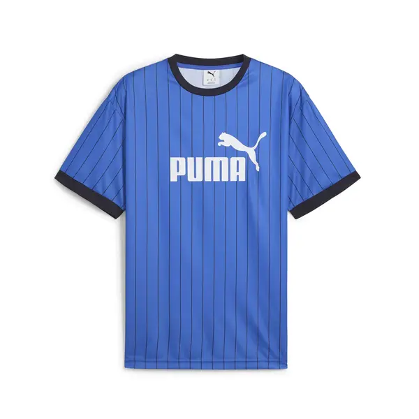 Puma ESS Striped Jersey Mavi Erkek Forma