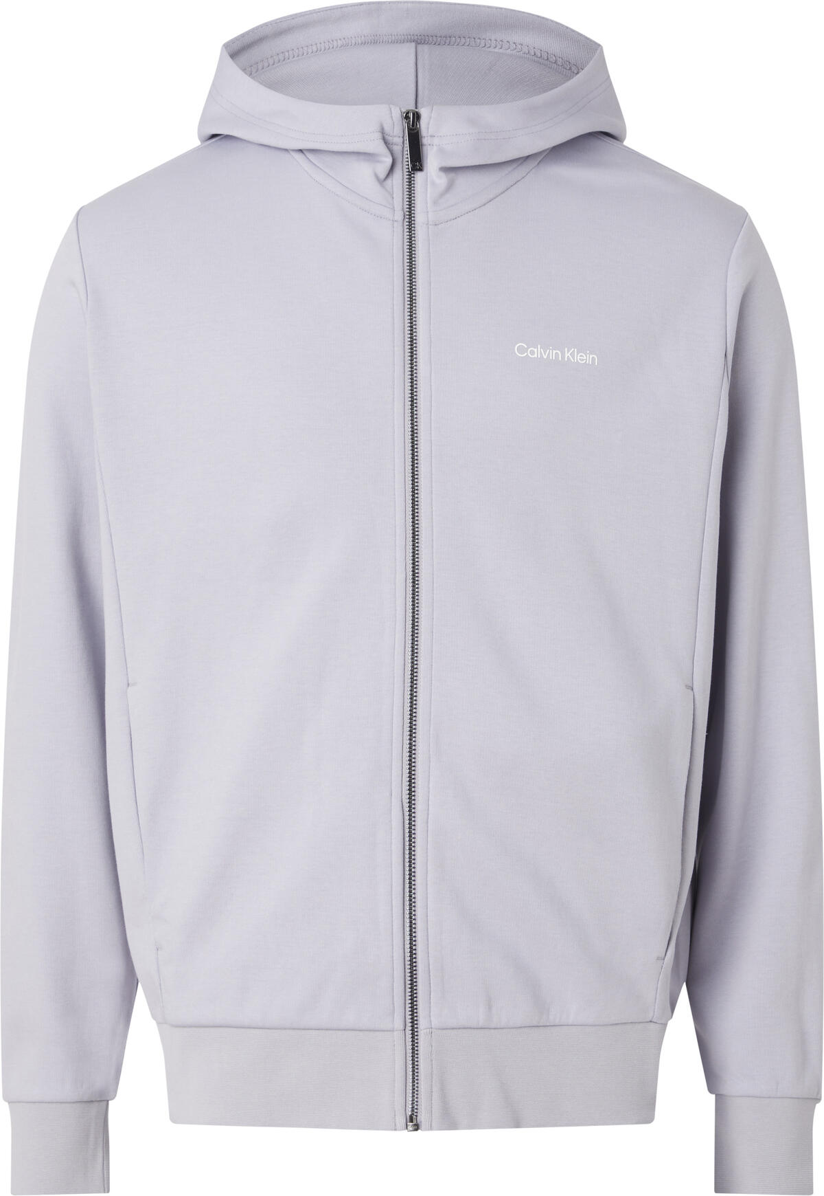 Calvin Klein MICRO LOGO REPREVE H Gri Erkek Fermuarlı Ceket