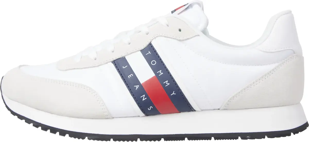 Tommy Hilfiger (NEW) TJM RUNNER CAS, YBR Beyaz Erkek Spor Ayakkabı & Sneaker
