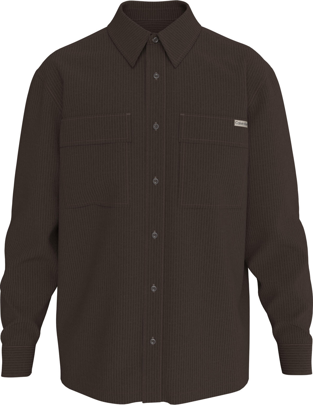 Calvin Klein LS CORDUROY POCKET RELAXED SHIRT Gri Erkek Gömlek Calvin Klein LS CORDUROY POCKET RELAXED SHIRT Gri Erkek Gömlek