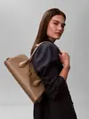 Calvin Klein EMBLEM TRIO SHOULDER Kahverengi Omuz Çantası