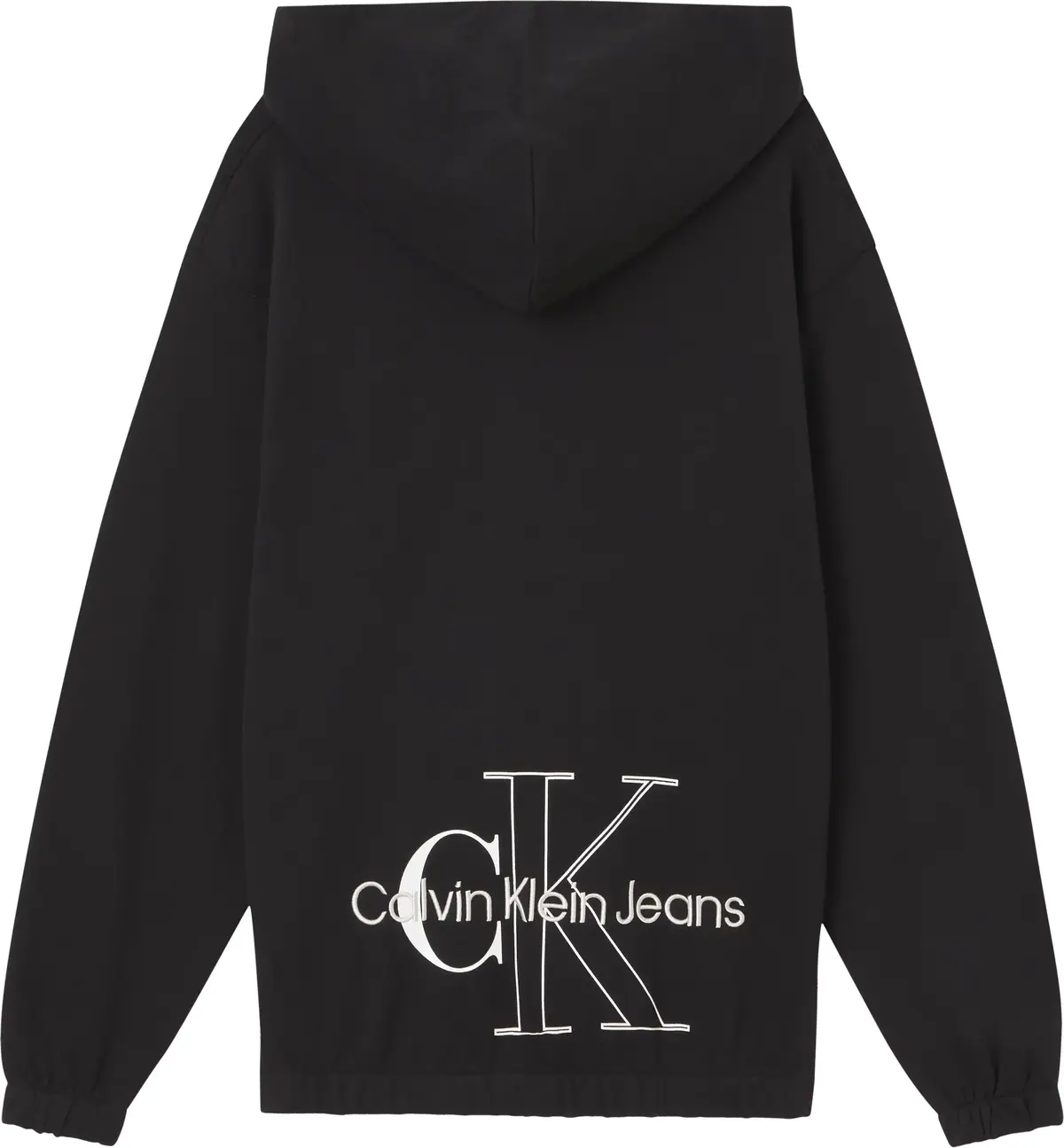 Calvin Klein TWO TONE MONOGRAM ZI Kadın Siyah Hoodie