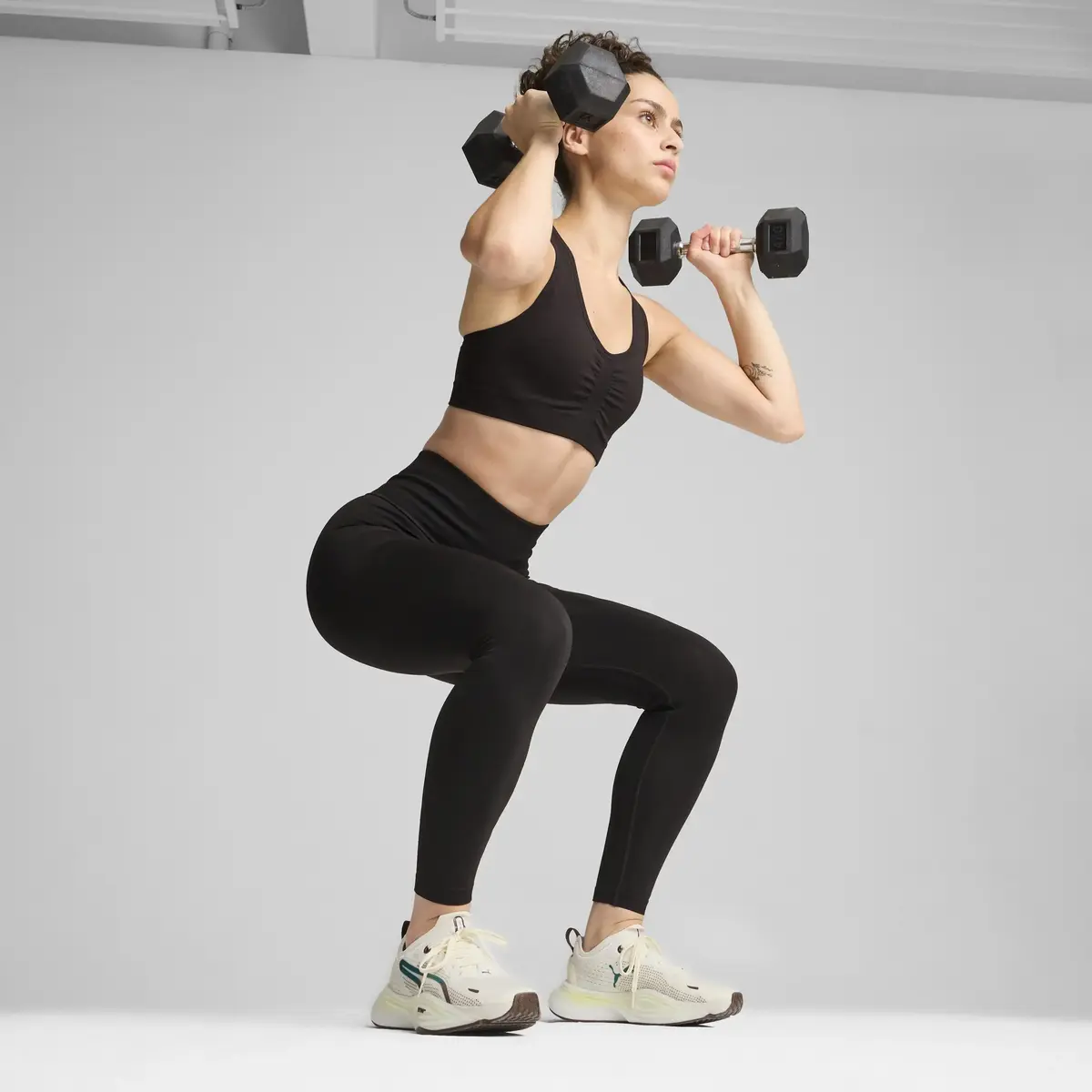 Puma SHAPELUXE SEAMLESS TIGHT Siyah Kadın Tayt