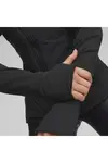 Puma Run Cloudspun Wrmlb Padded Jacket Siyah Kadın Fermuarlı Koşu Ve Yürüyüş Ceketi