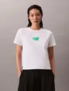 Calvin Klein SS ARCHIVE LOGO JERSEY CLASSIC C Beyaz Kadın Tişört Calvin Klein SS ARCHIVE LOGO JERSEY CLASSIC C Beyaz Kadın Tişört