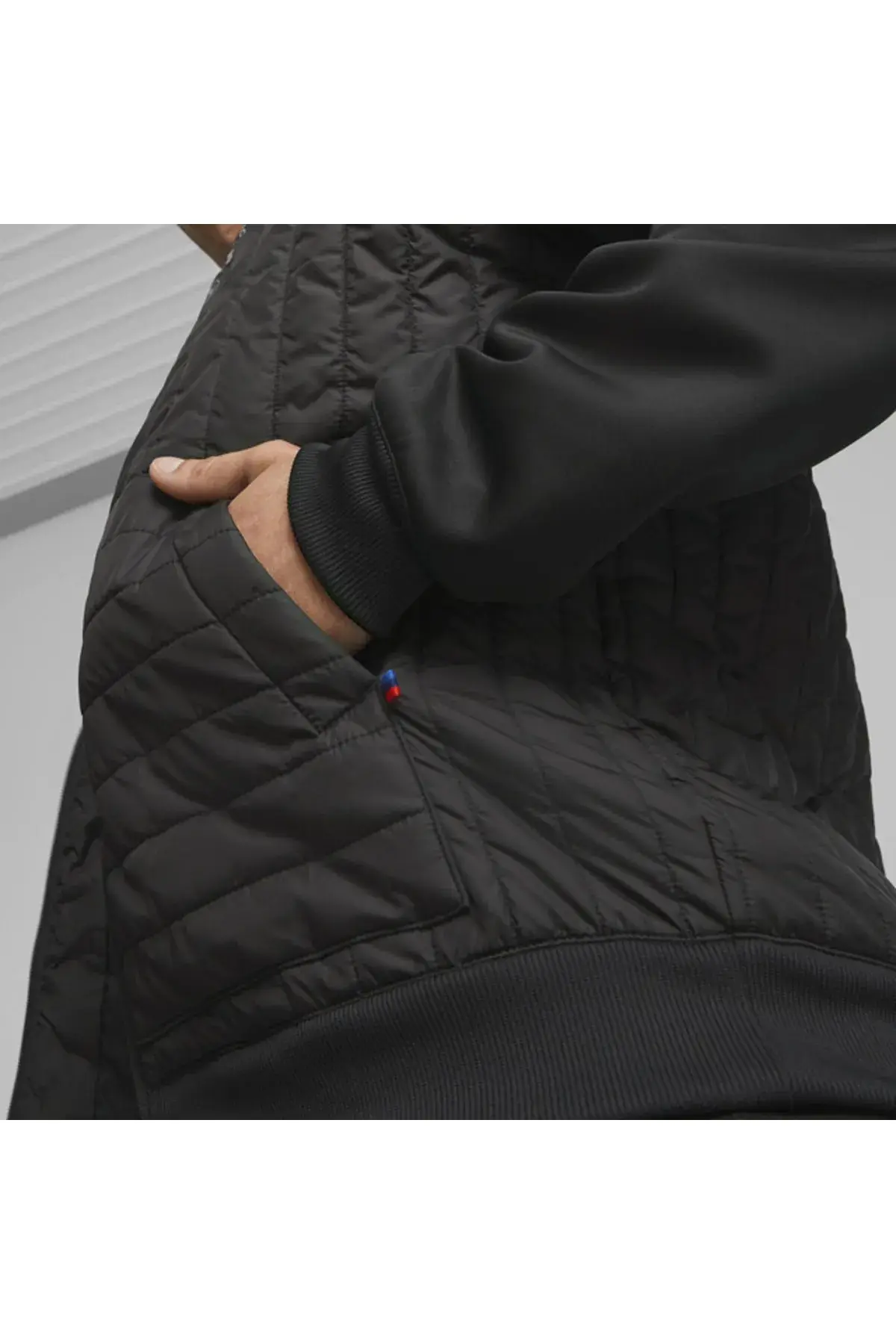 Puma Bmw Mms Life Jacket Siyah Erkek Fermuarlı Spor Ceket