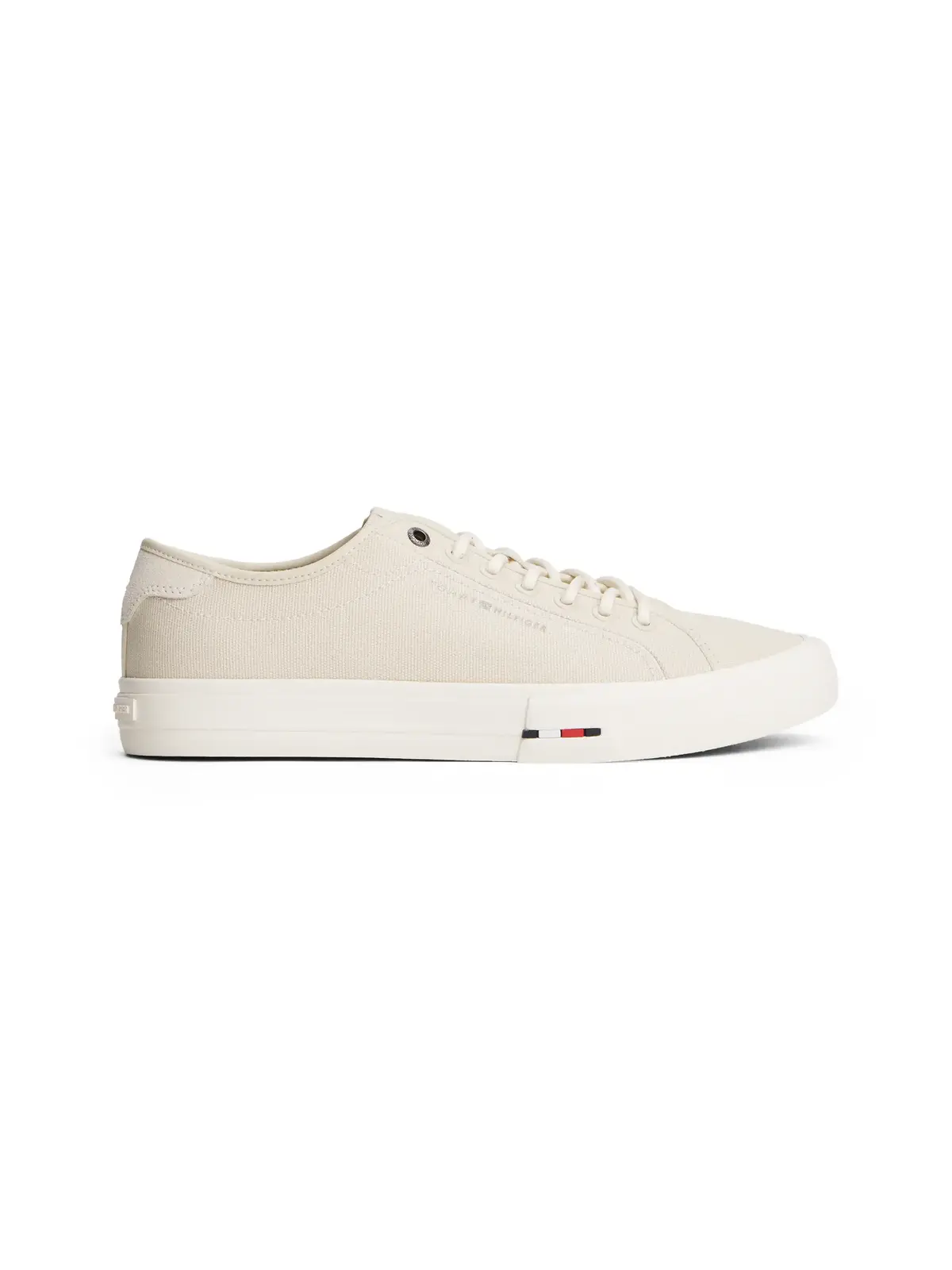 Tommy Hilfiger TH HI VULC STREET CA Bej Erkek Spor Ayakkabı & Sneaker