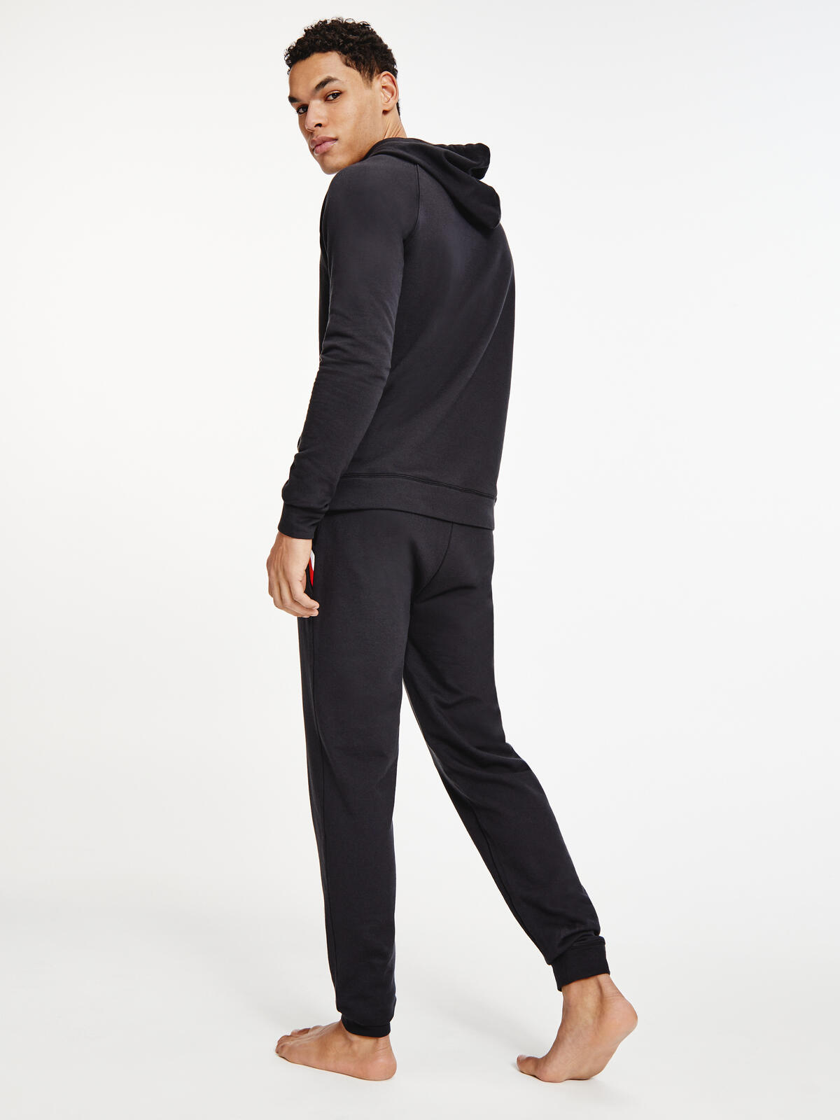 Tommy Hilfiger TRACK PANT Erkek Siyah Eşofman Altı