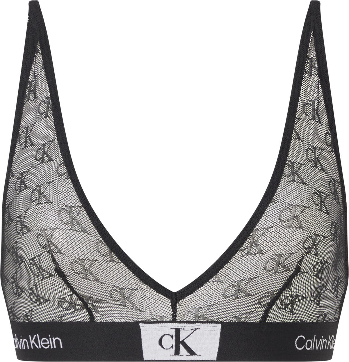 Calvin Klein UNLINED TRIANGLE Kadın Siyah Sütyen