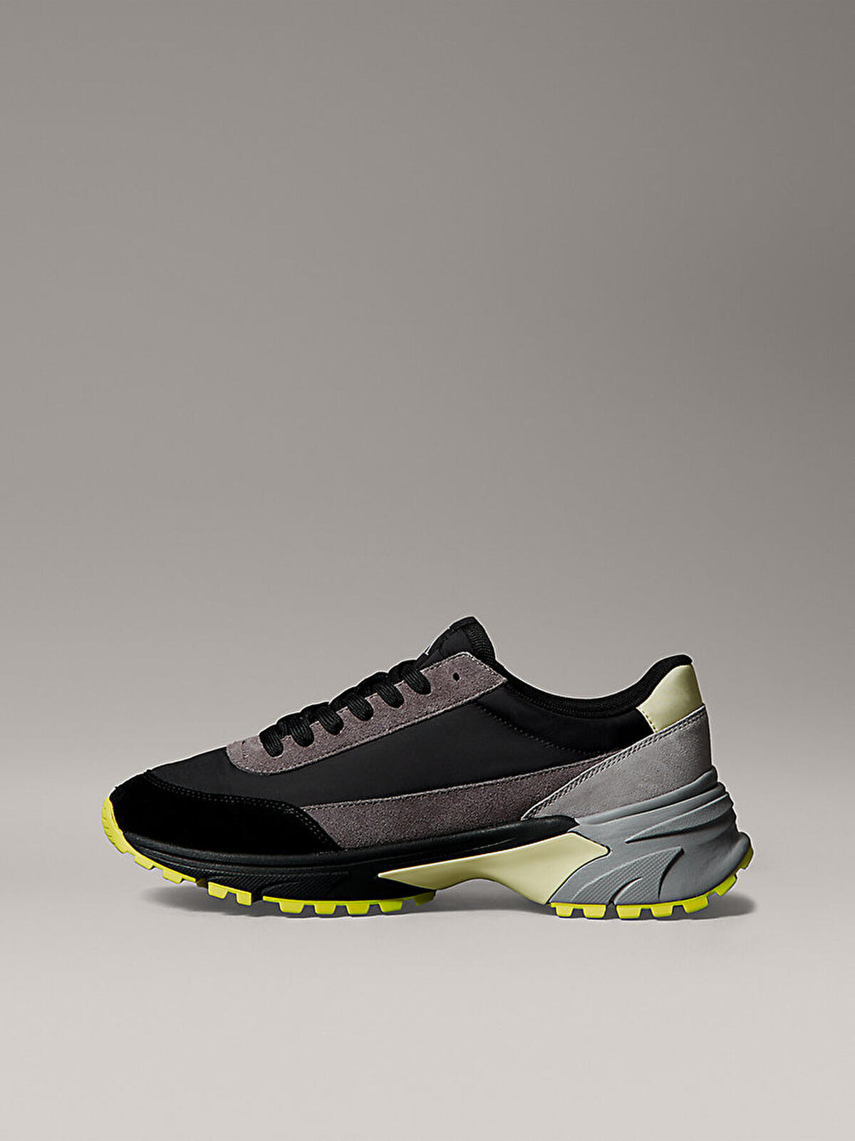 Calvin Klein HIKE RUNNER CASUAL NY-SU Siyah Erkek Günlük Spor Ayakkabı