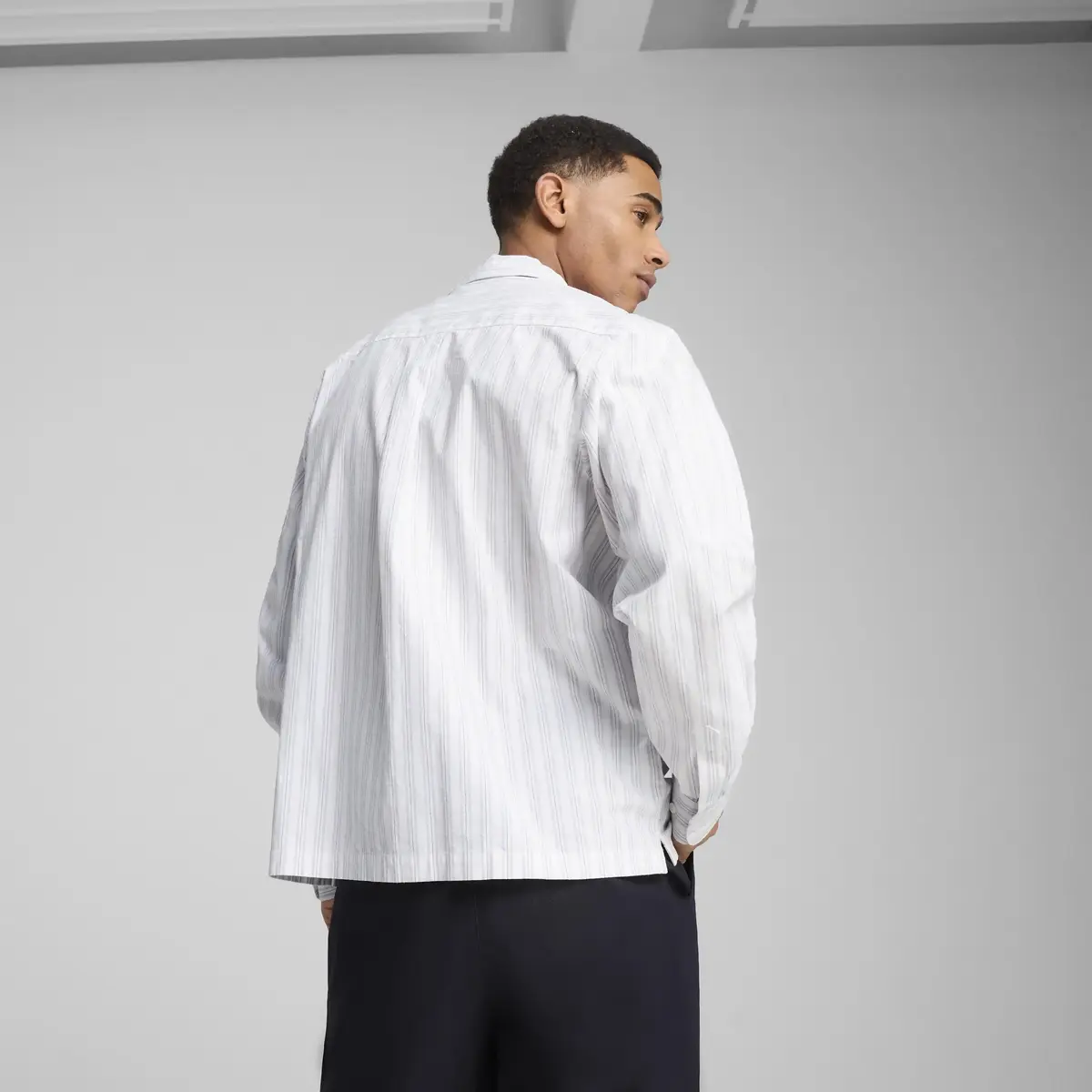 PUMA MMQ Half-Zip Shirt Mavi Erkek Polo T-Shirt