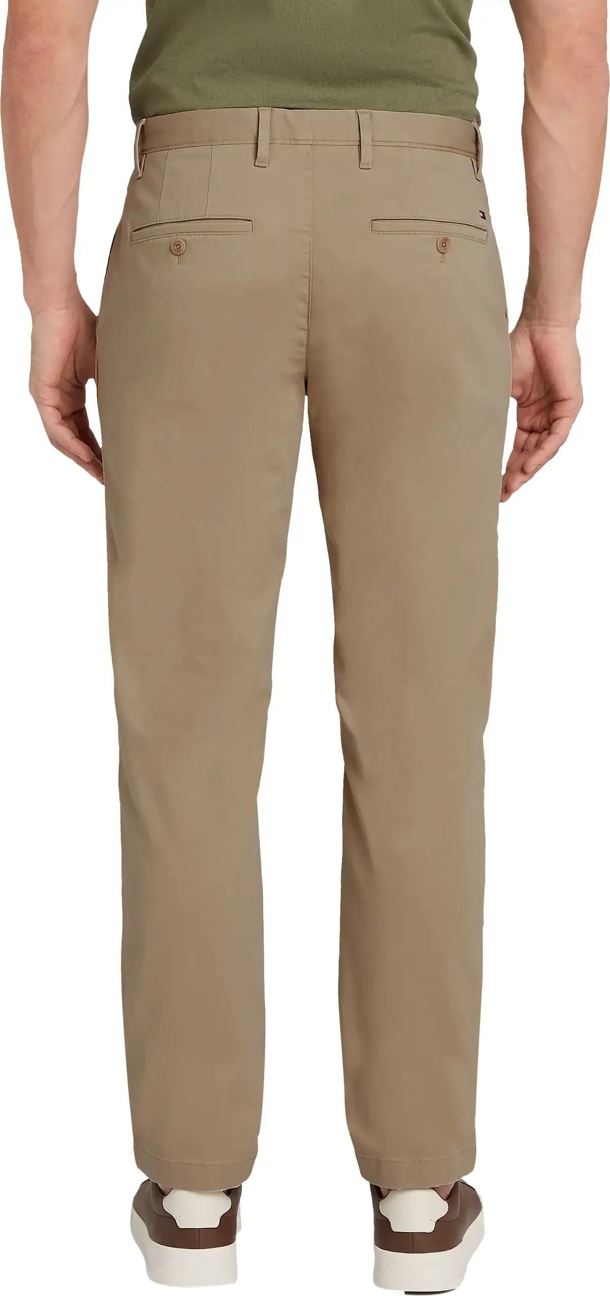 Tommy Hilfiger DENTON CHINO SATIN, AEG Bej Erkek Pantolon