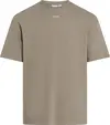 Calvin Klein NANO LOGO INTERLOCK, PB8 Kahverengi Erkek T-Shirt & Polo