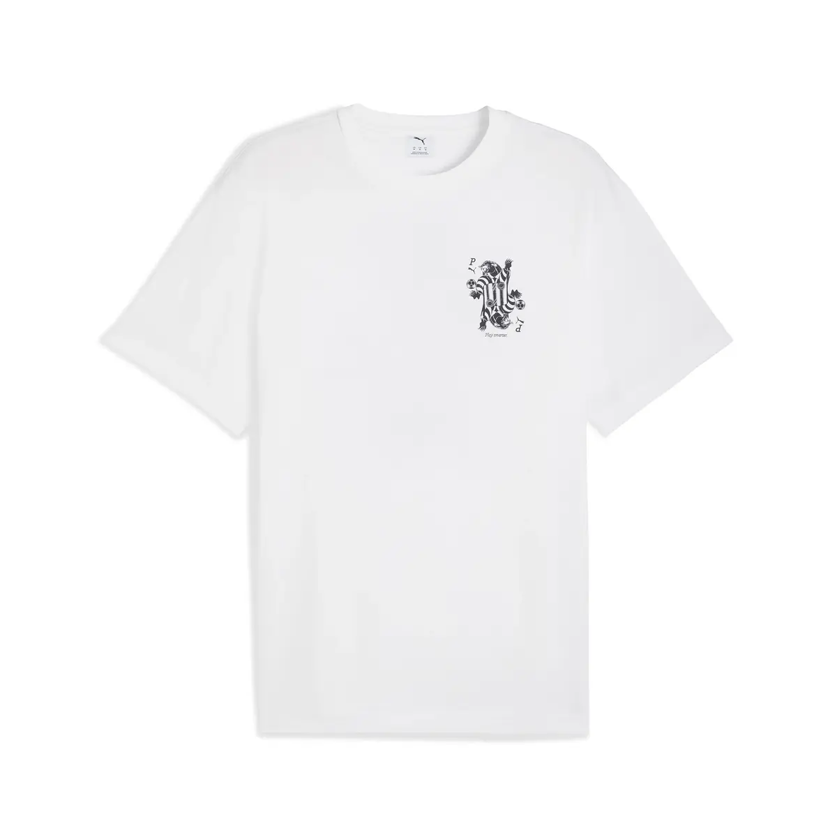 Puma GRAPHIC Card Play Tee Beyaz Erkek T-Shirt