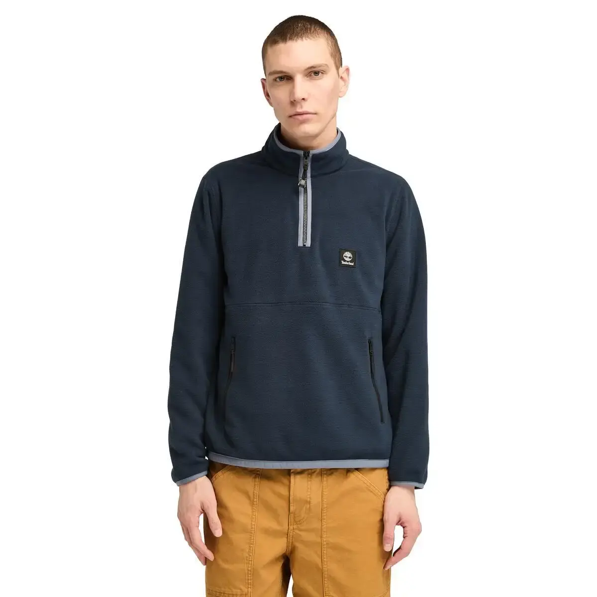 Timberland 1/4 Zip Polar Fleece Lacivert Erkek Sweatshirt