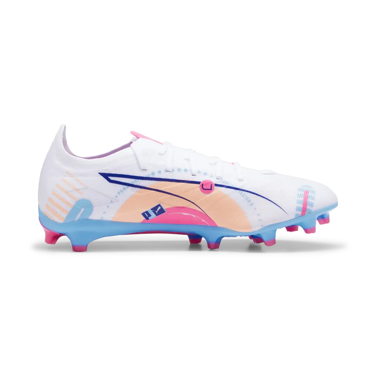 Puma ULTRA 5 MATCH VOL. UP FG/AG Beyaz Unisex Krampon