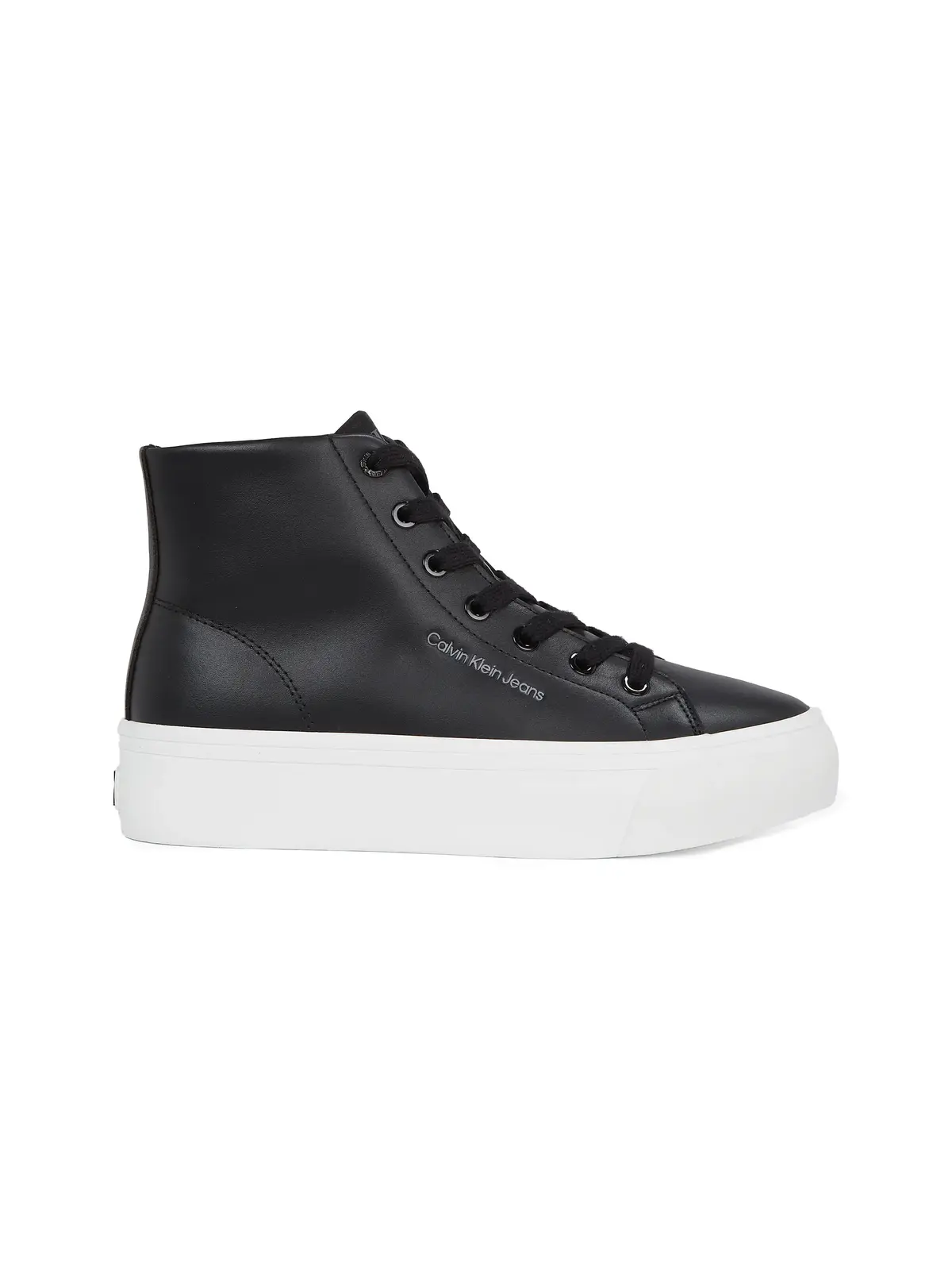 Calvin Klein VULC FLATFORM MID MG Siyah Kadın Sneaker