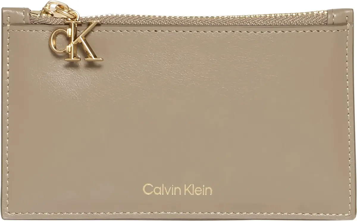 Calvin Klein CK ZIP CARDCASE 6CC Kadın Kahverengi Cüzdan
