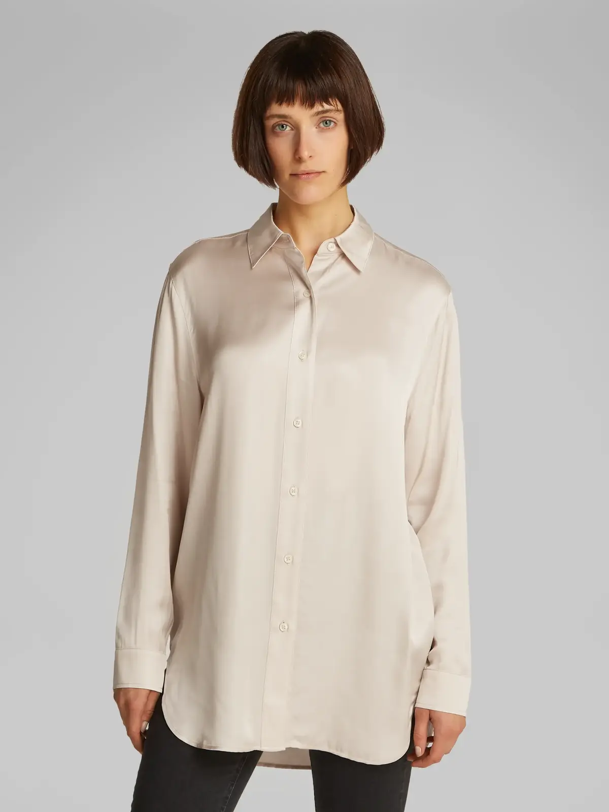SATIN LONG SLEEVE TO, PDH