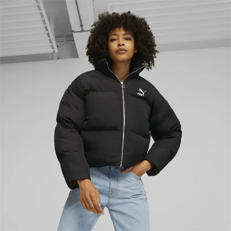 Puma Classics Oversized Puffer Siyah Kadın Mont