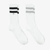 Calvin Klein CK MEN SOCK 2P STRIP, 004 Beyaz Erkek 2'li Çorap