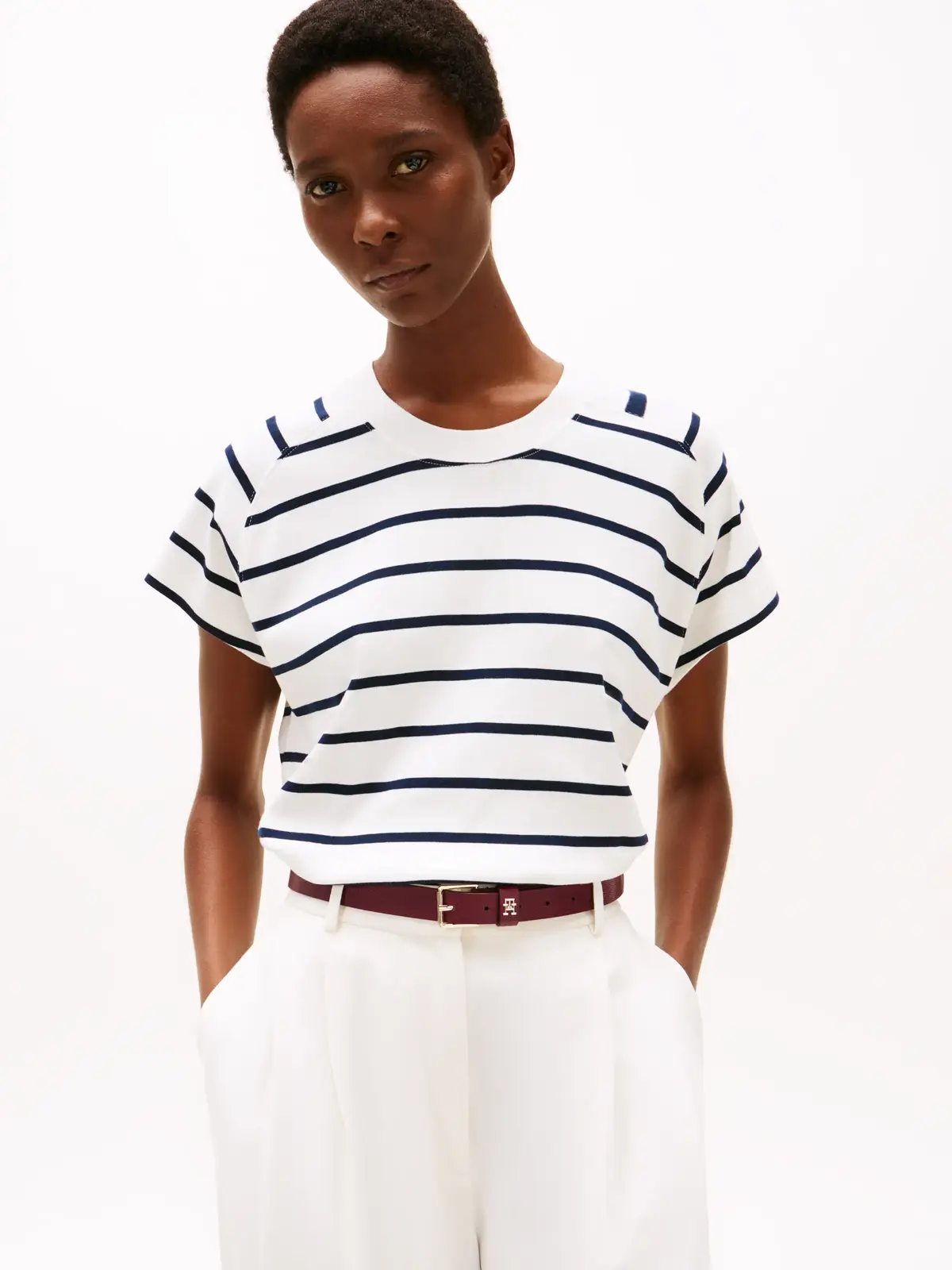 Tommy Hilfiger RLX MODERN CODY CAP, 0BF Siyah Kadın T-Shirt & Polo