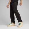Puma DOWNTOWN Relaxed Sweatpants Siyah Kadın Eşofman Altı