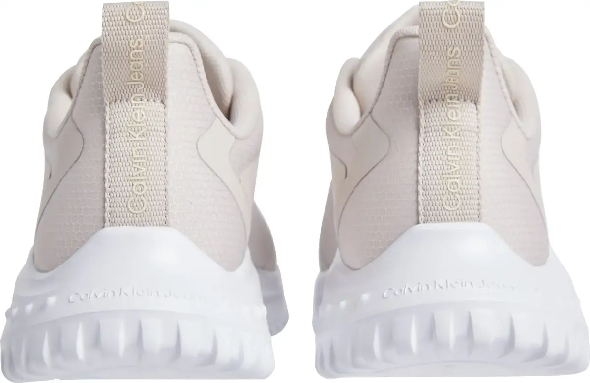 Calvin Klein EVA RUNNER LOW LACE, 0JY Krem Kadın Spor Ayakkabı & Sneaker