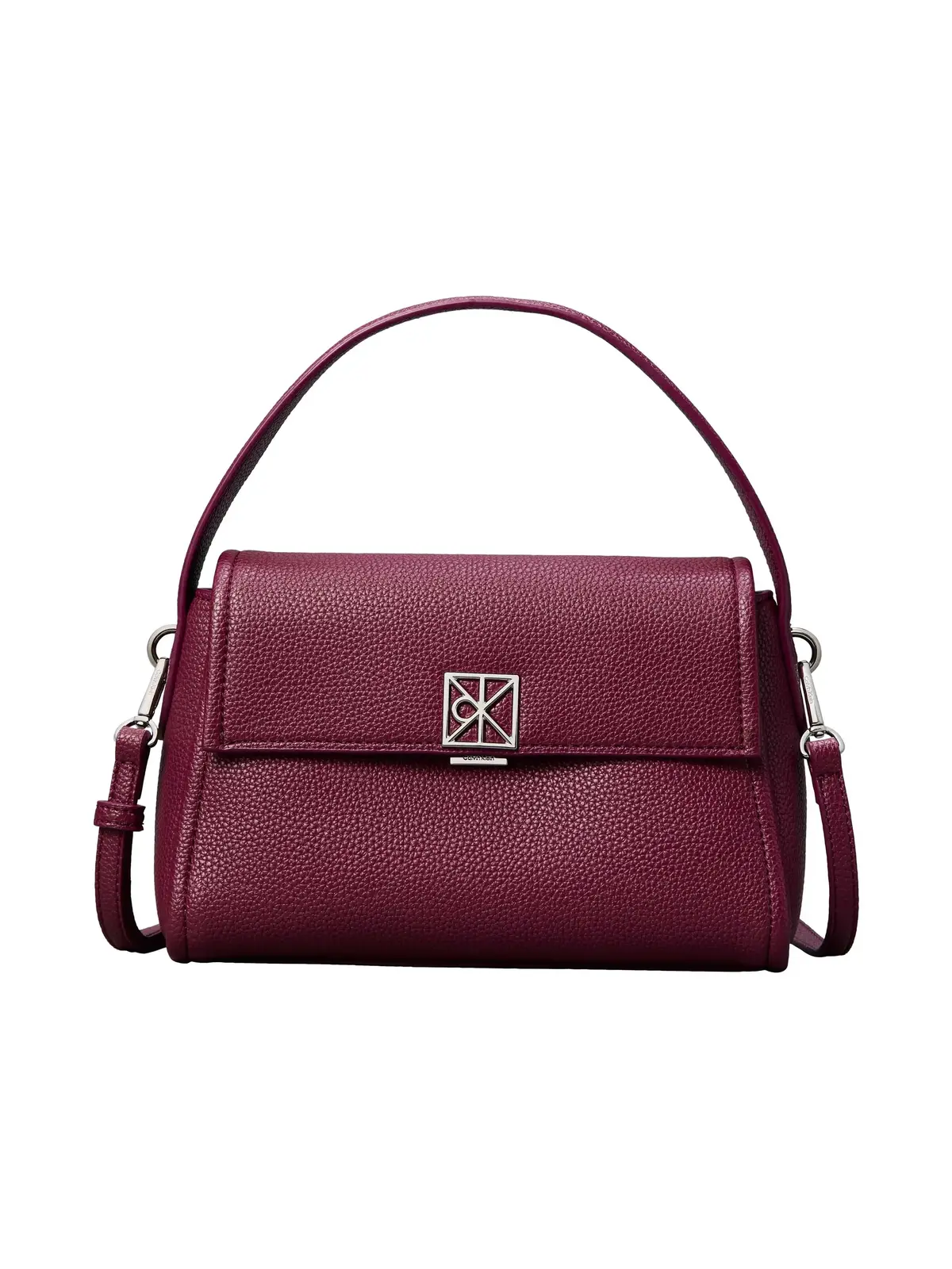 Calvin Klein EMBLEM HW PEBBLE SHO Bordo Kadın Omuz Çantası