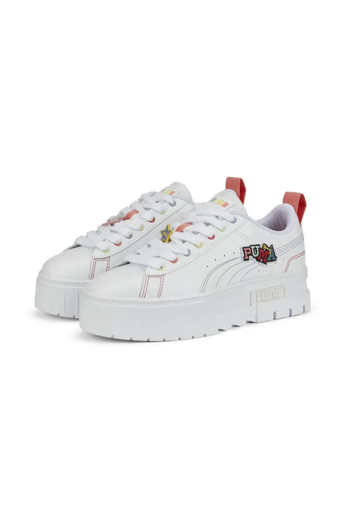 Puma Mayze Pierced Wns Beyaz Kadın Günlük Spor Ayakkabı