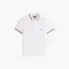 Tommy Hilfiger TIPPED SLIM FIT POLO, YBR Beyaz Erkek T-Shirt & Polo
