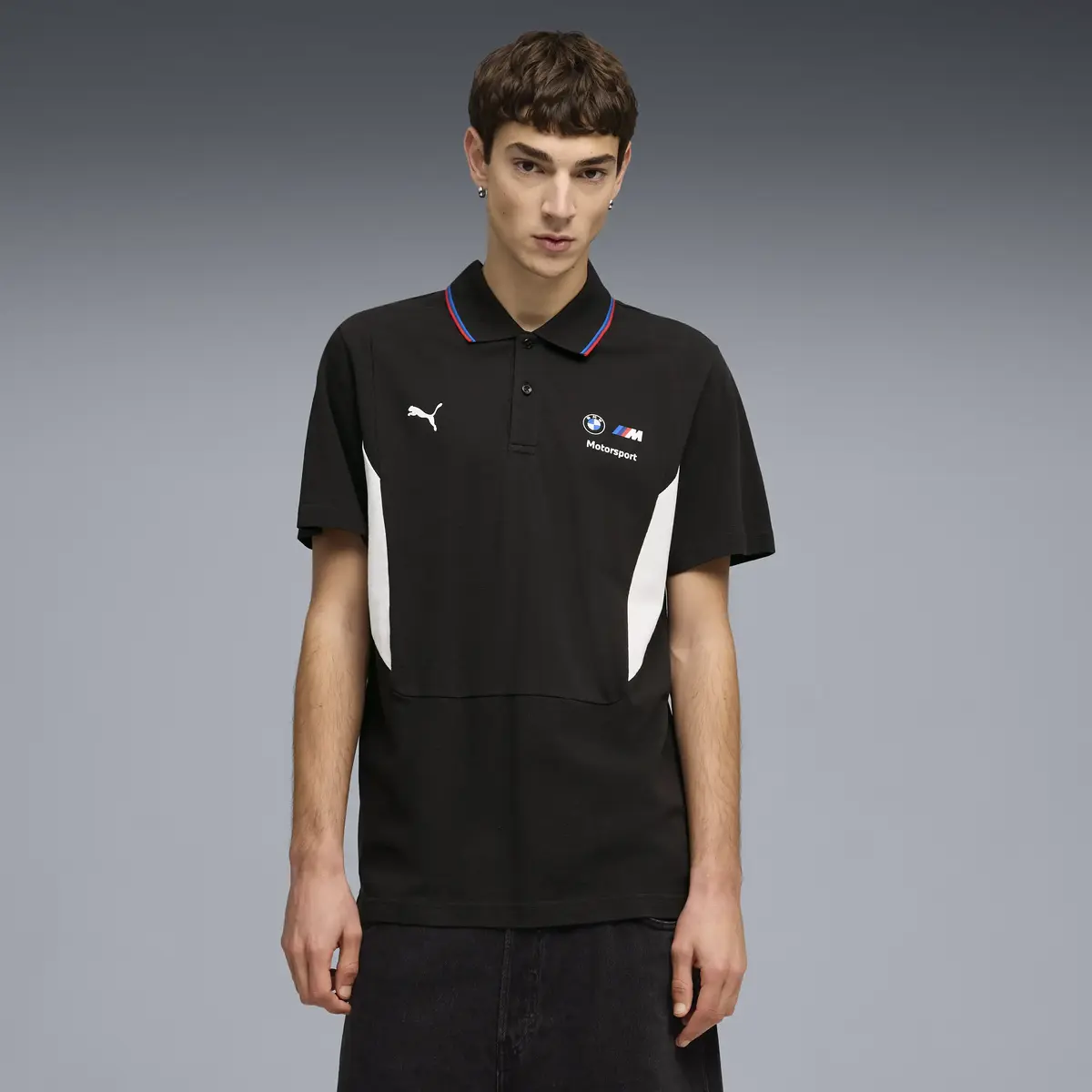 PUMA BMW MMS Sportswear Polo Siyah Erkek Polo