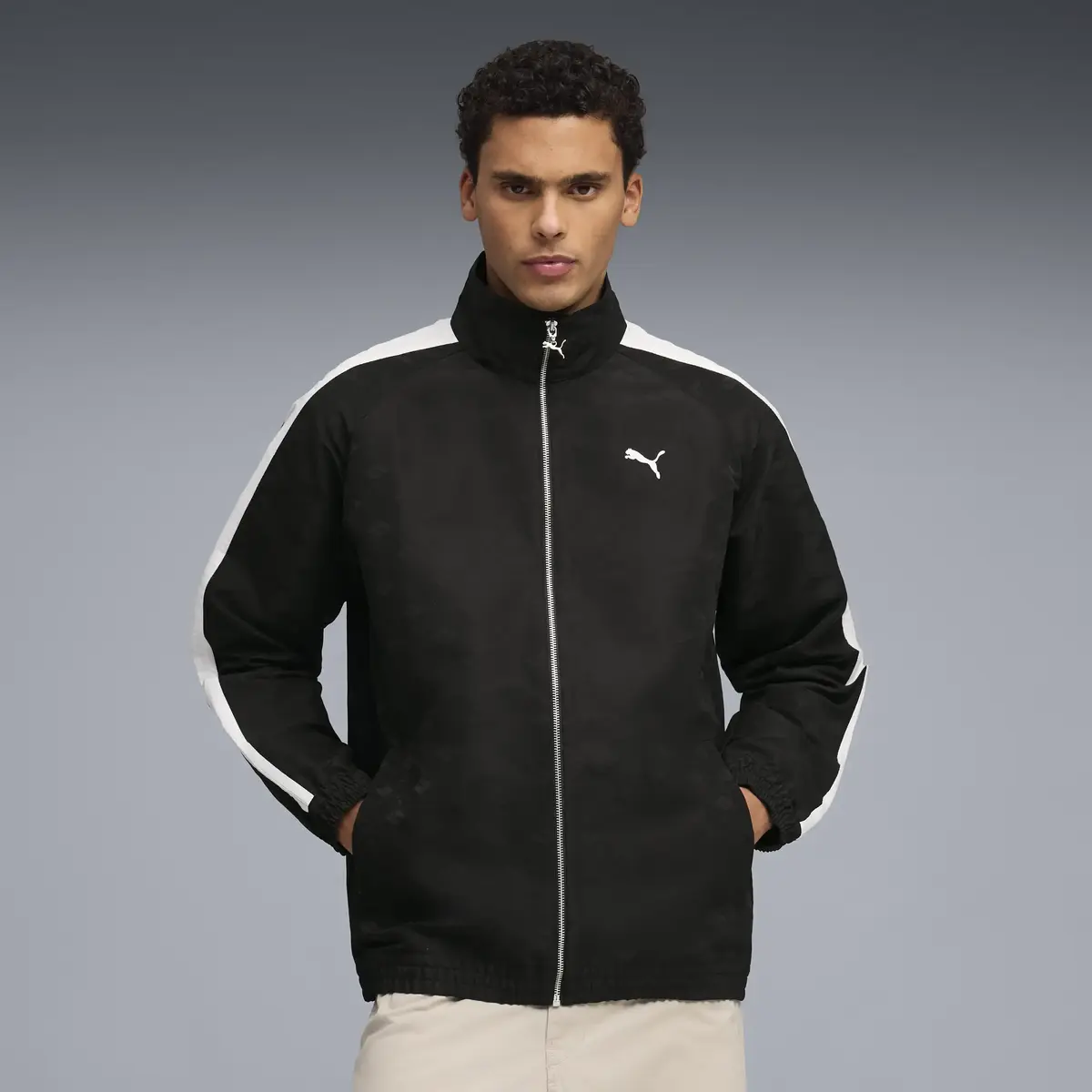 Puma T7 Track Jacket Woven Siyah Erkek Ceket