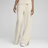 PUMA HER High-Waist Straight Pant Bej Kadın Eşofman Altı