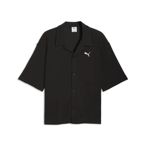 Puma WARDROBE ESS Shirt Siyah Erkek T-Shirt