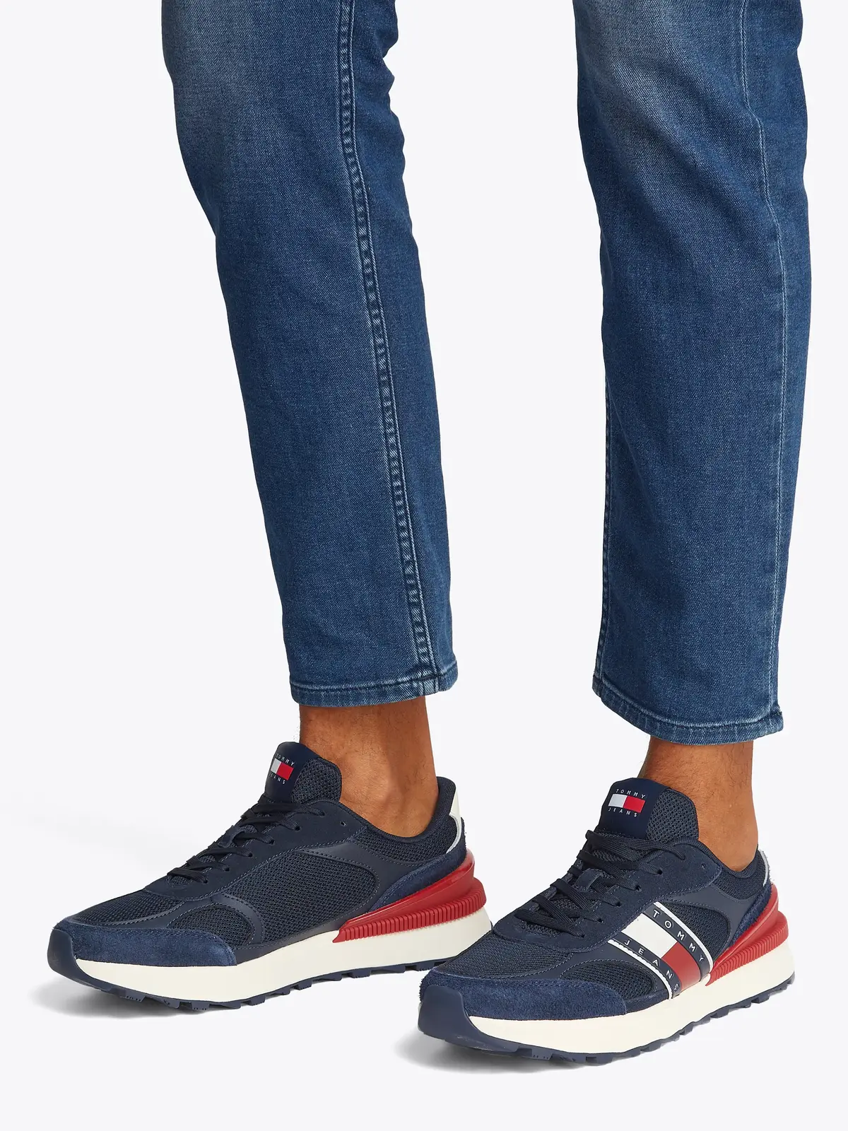 Tommy Hilfiger TJM TECHNICAL RUNNER Mavi Erkek Spor Ayakkabı & Sneaker